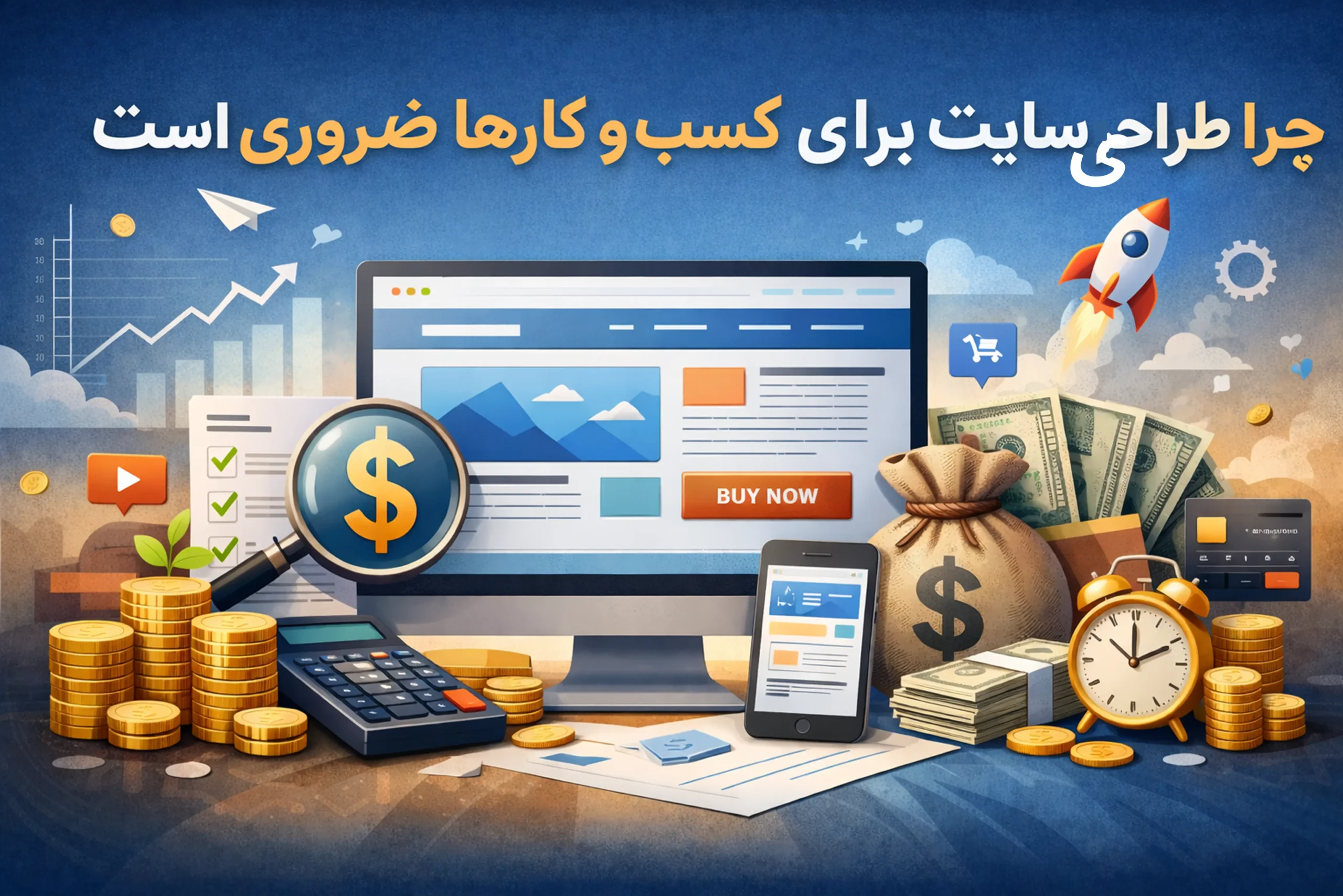 طراحی سایت قسطی در آمل 2 چرا طراحی سایت برای کسبوکارهای آمل ضروری است؟